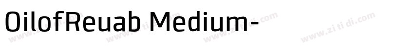 OilofReuab Medium字体转换